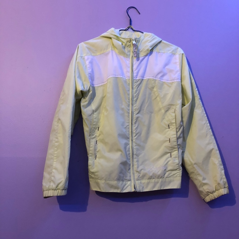Girls Columbia windbreaker
